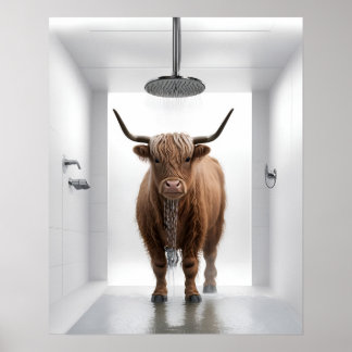 Chá de Impressão de Vaca Superior de Banheira de B