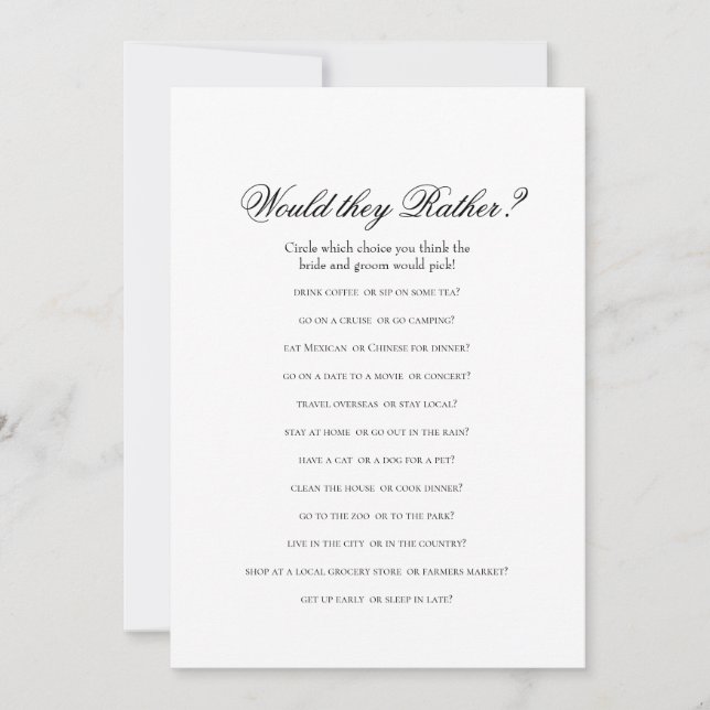 Chá de Noiva - 2 Jogos Duplos (Frente)