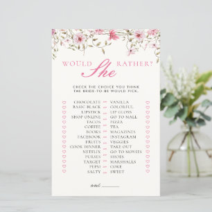 Chá de Noiva Borboletas Floral 'Would She Rather'