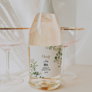 Chá de Noiva Elegante Eucalipto Vinho Espumante La