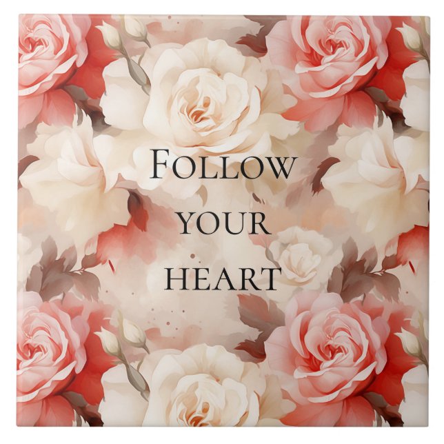 Chá de Noiva Floral Bege Rosa Bonito (Frente)