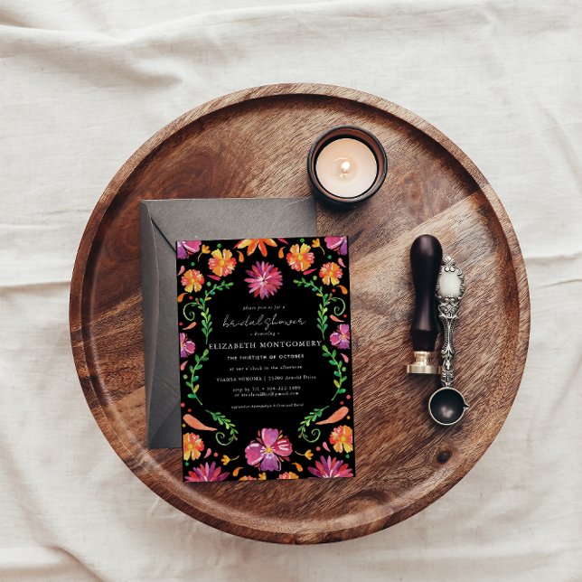 Chá de Noiva Floral do Dia dos Mortos (Criador carregado)