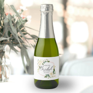Chá de Noiva Floral Geométrico Creme Branco