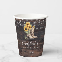 Chá de Noiva Floral Rústico