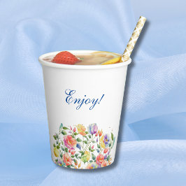 Chá de Noiva Floral Vibrante Lilás Rosa