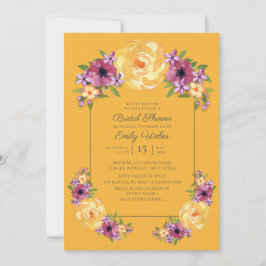 Chá de panela Amarelo Roxo da Mostarda Convite