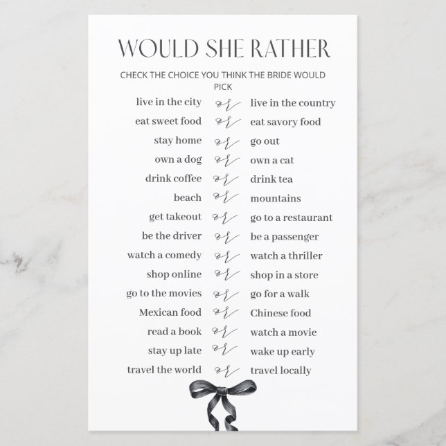 Chá de panela Arco Negra Ela Iria Jogar Preferenci (Frente)