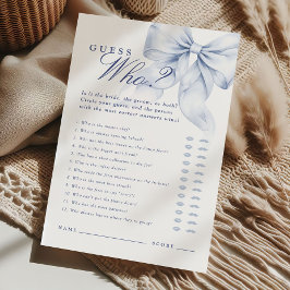 Chá de panela Azul Adivinha Quem Disse Jogo