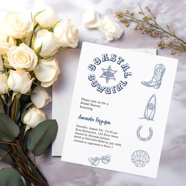 Chá de panela azul de Cowgirl Costeira (Criador carregado)