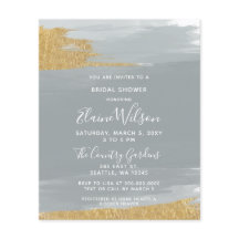 Chá de panela Azul Dourado com Empoeiramento de Or