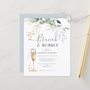 Chá de panela Azul Dusty Dourado Eucalyptus Orçame