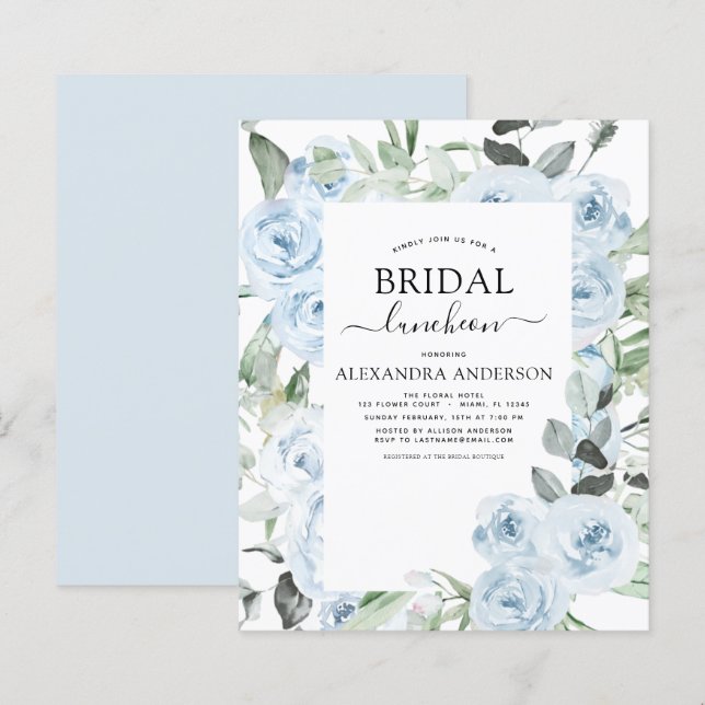 Chá de panela Azul Dusty Lunchedo (Frente/Verso)