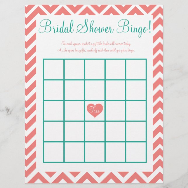 Chá de panela Bingo Coral Teal (Frente)