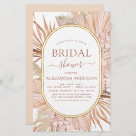 Chá de panela Bohemian Boho Pampas