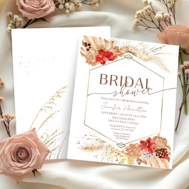 Chá de panela Boho Terracotta (Criador carregado)