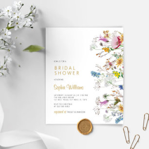 Chá de panela Boho Wildflower