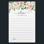 Chá de panela Botânico Floral Pastel Blush<br><div class="desc">Cartão de chá de panela botânico floral Elegante, cor-de-rosa-pincel/primavera de pêssego, com um buquê de rosas de aquarela pastel macio, peônias e hífenes em tons de rosa-pincel, pêssego e creme com folhas botânicas verdes e folhas de eucalipto. Uma escolha moderna de design, perfeita para primavera e sábio de verão, matrizes...</div>