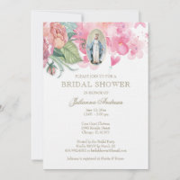 Chá de panela católico elegante Convite oral