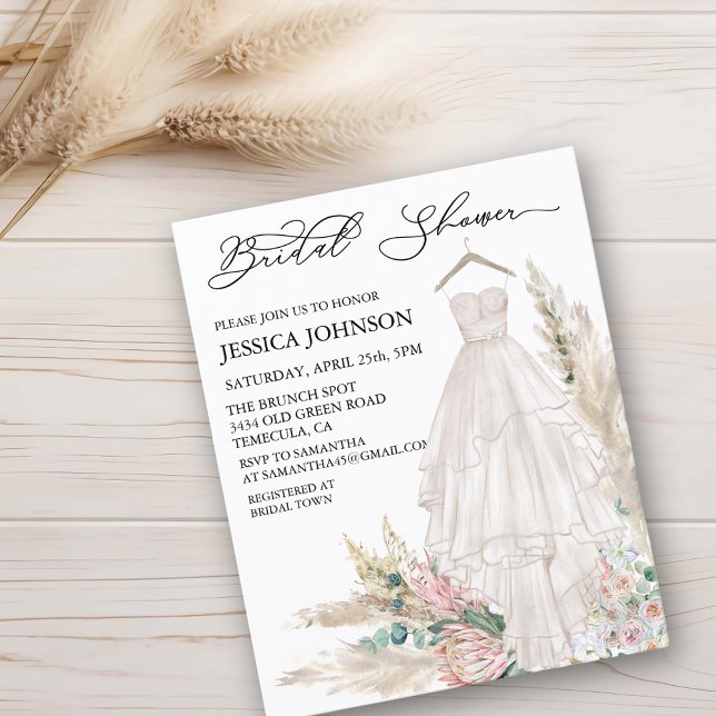 Chá de panela Chic Boho Vestido d'água (Criador carregado)