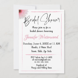 CHÁ DE PANELA COM Convite FLOWER