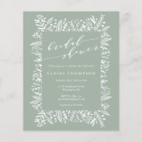 Chá de panela de Arte da Linha Floral do Sage Russ