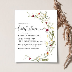 Chá de panela de Boho Elegante de Orçamento