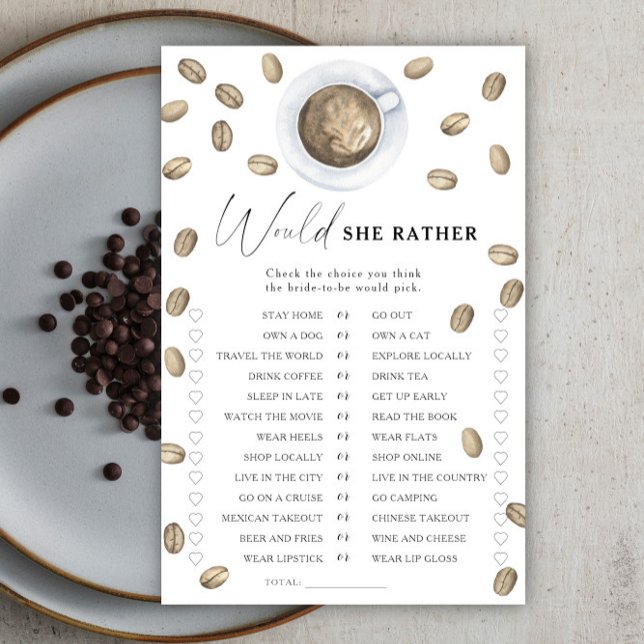 Chá de panela de café ela iria jogar preferencialm (Criador carregado)