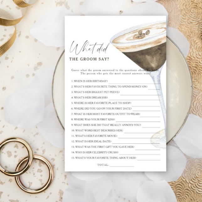 Chá de panela de café O que o noivo disse? (Criador carregado)