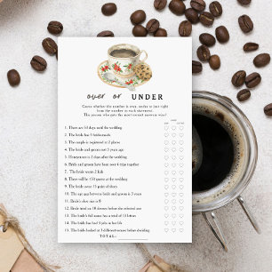 Chá de panela de café sobre ou sob jogo