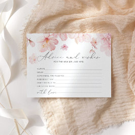 Chá de panela de conselhos e desejos florescentes 