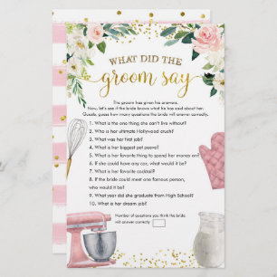 Chá de panela De Cozinha Que O Grupo Diz Jogos