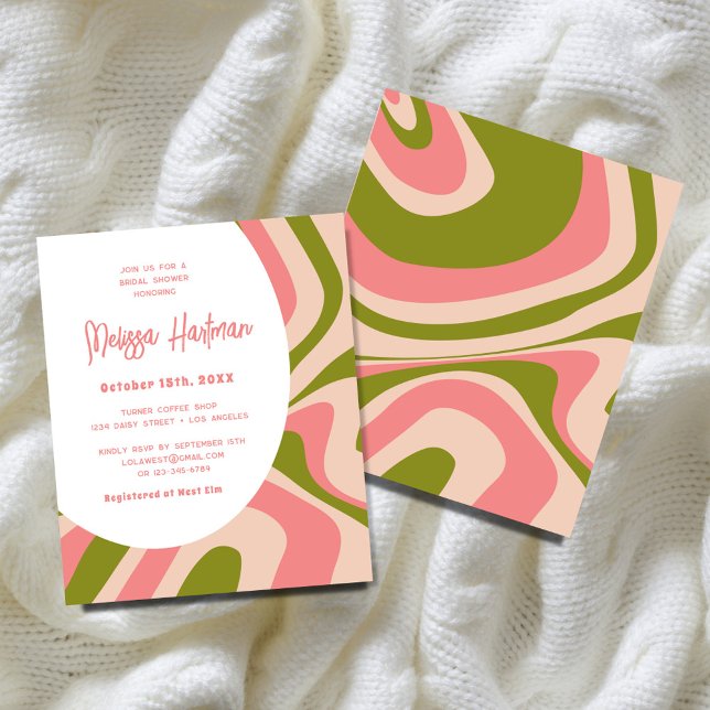 Chá de panela de curva rosa e verde (Criador carregado)