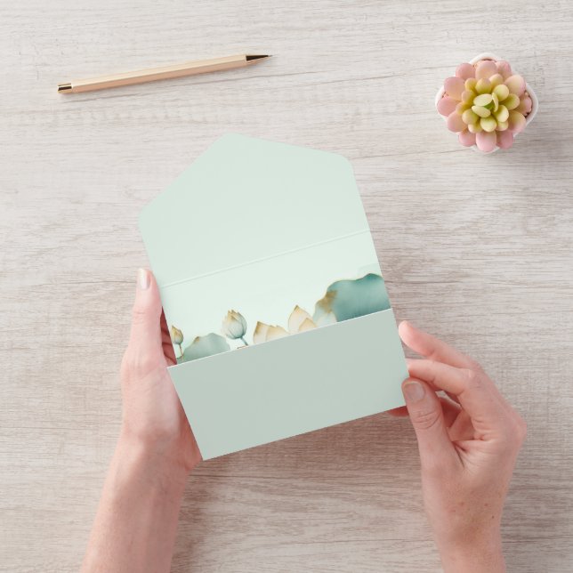 Chá de panela de flor de Lotus Personalizado Obrig (Vídeo)