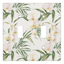 Chá de panela de Flores Orquídeas Brancas Tropicai