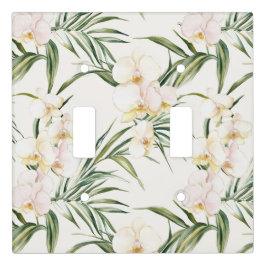 Chá de panela de Flores Orquídeas Brancas Tropicai