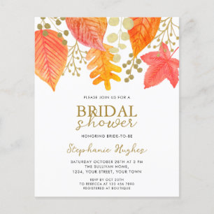 Chá de panela de Folhas do outono de Orçamento