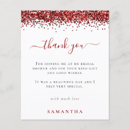 Chá de panela de Fotografia de Glitter Vermelho Or