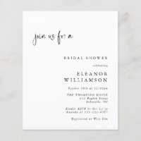 Chá de panela de Fotografia Minimalista Elegante d