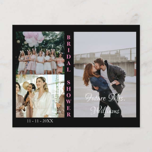 Chá de panela de Fotos Personalizadas do Orçamento (Frente)