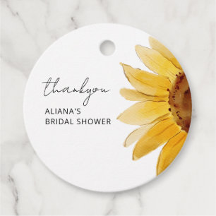 Chá de panela de girassol mínimo favorece etiqueta