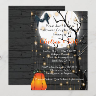 Chá de panela de Halloween - Convite