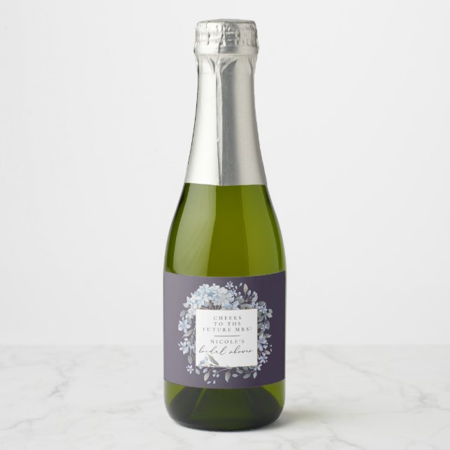 Chá de panela de Hydrangeas Azul Marinho (Frente)