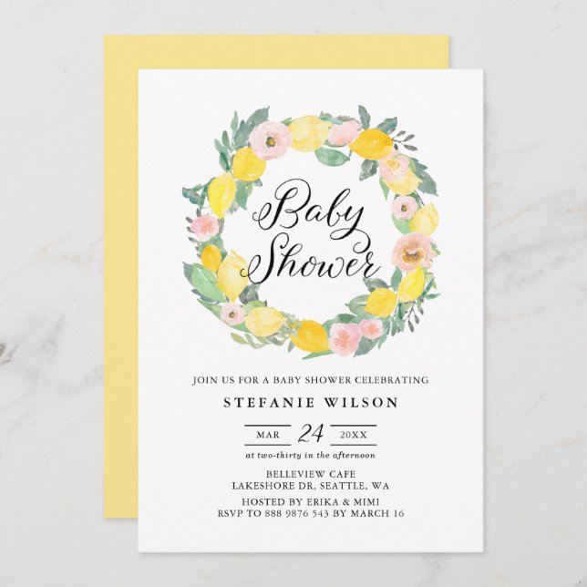 Chá de panela de limão e rosa rosa rosa, rosa, (Frente/Verso)