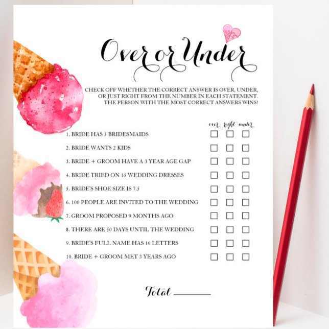 Chá de panela de Morango Sobre ou Sob Jogo (Criador carregado)