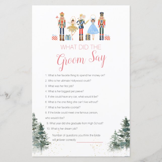 Chá de panela de Natal do Noz-Cracker Que O Grove  (Frente)