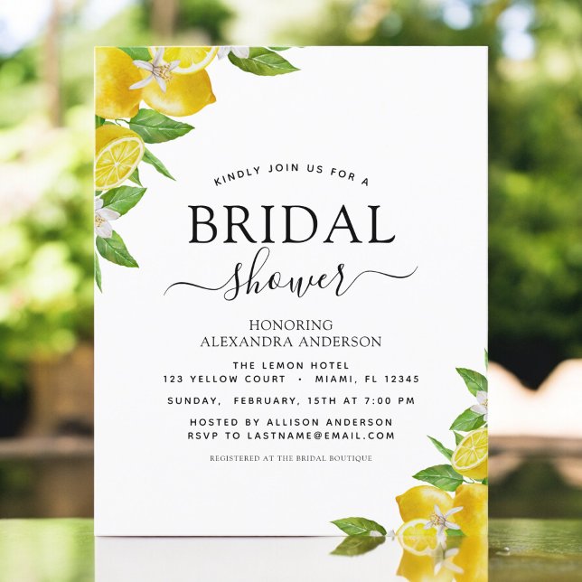 Chá de panela de orçamento - Convites aos Citros (Criador carregado)