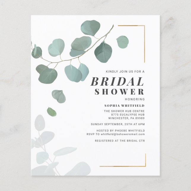 Chá de panela de Orçamento Verde Eucalyptus Sucule (Frente)