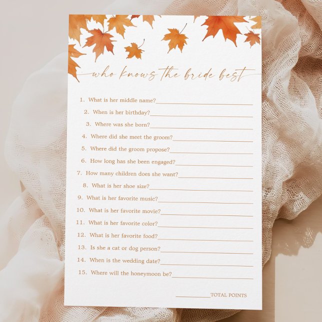 Chá de panela de outono que conhece o melhor jogo  (Criador carregado)