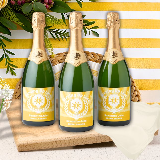 Chá de panela de Pickleball Retroativo (Food/Drink Labels
 )