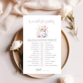 Chá de panela De Tea Party Ela Iria Preferencialme